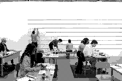 Fotografía de la oficina y personas trabajando